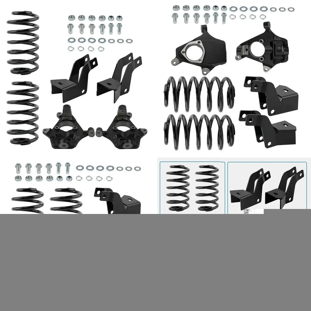 

2" Front 4" Rear Lowering Kit Spindle for Cadillac Escalade Tahoe Yukon 2007-2014