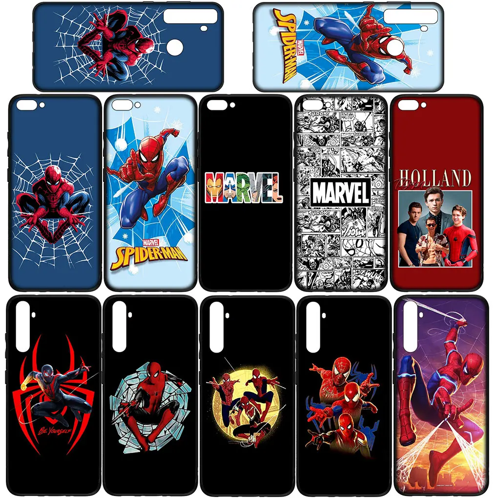 Spider Man Marvel Spiderman Superhero Cover for Motorola Moto E32 G22 G9 G30 G50 G60 G51 G52 G41 G42 G71 E7 G100 G10 G20 Case