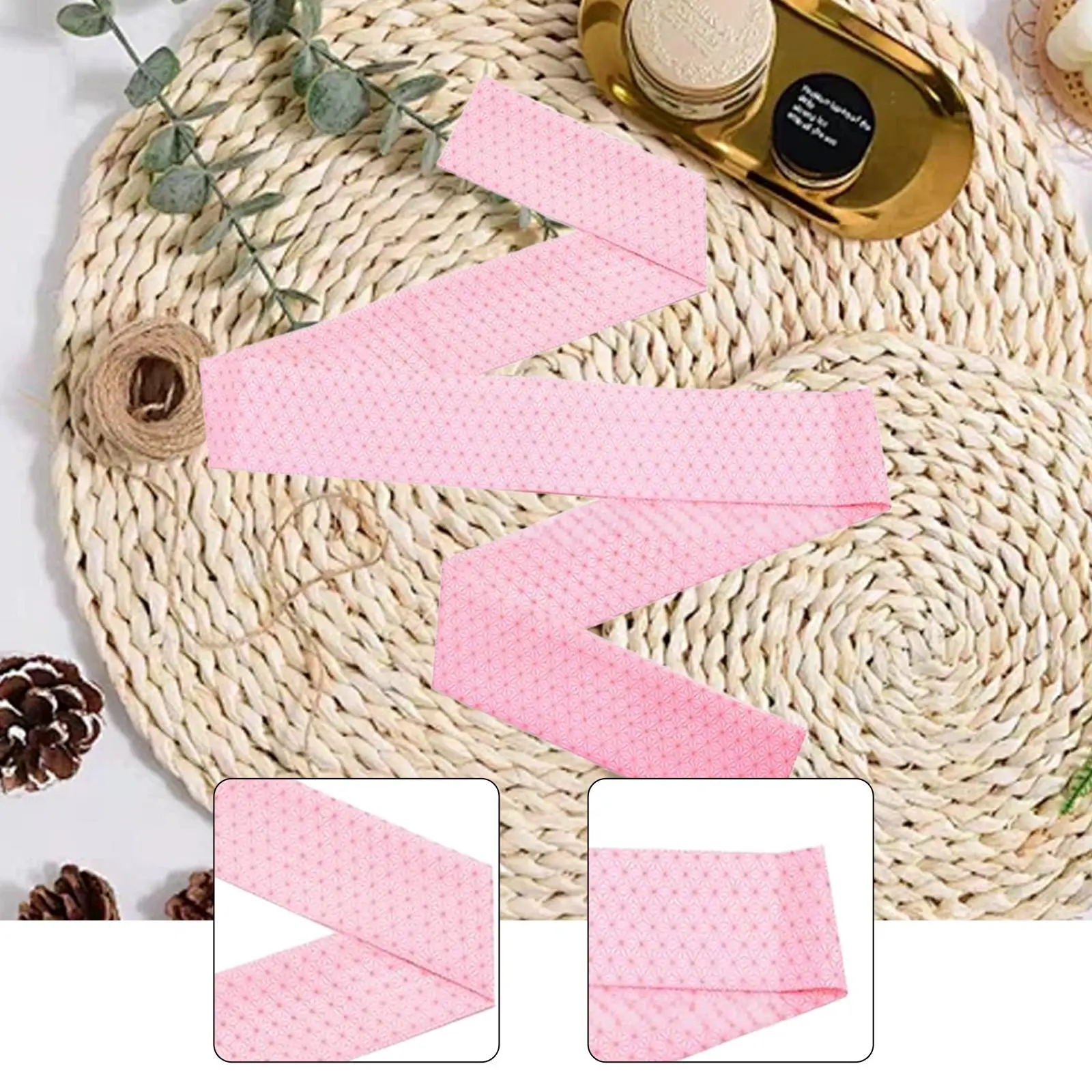 Kimono Obi Belt Easy to Put on Yukata Robe Accessory Comfortable Polyester for Women Yukata Waist Belt Decorative Traditional