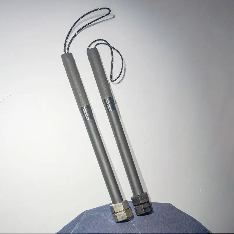 Outdoor Portable EDC Plastic Steel Handle Bone Shaped Stainless Steel Iron Rod Car Emergency Window Breaking Tool