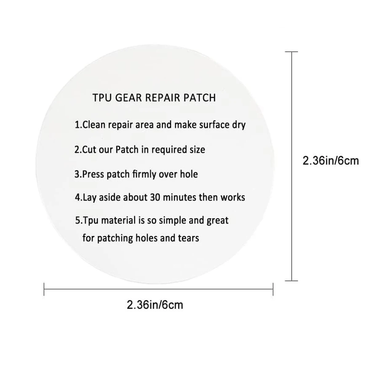 4/8 pcs TPU Transparent Self Adhesive Nylon Patches Waterproof Sticker Cloth Tent sofa Down Jacket Raincoat Umbrel Repair Tape