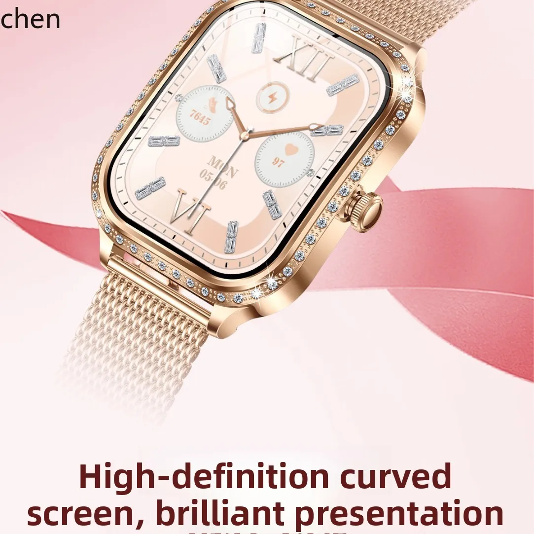 YFY Smartwatch with Bluetooth Calling, Heart Rate, Blood Pressure, Blood Oxygen Detection, and Sports Functions