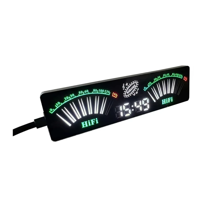 Voice-Activated Music Pointer LED Display with Adjustable Sensitivity Voice Controlled Music Spectrum-DTD2