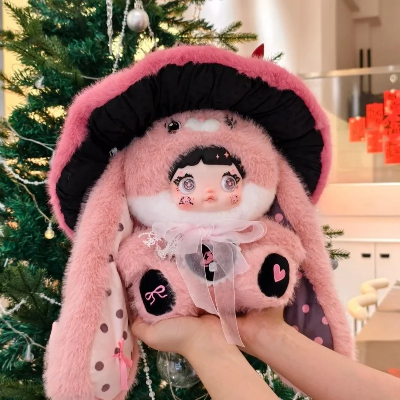 

Оригинальная плюшевая кукла Nommi 400% из серии Mushroom Hat в виниловом корпусе, милый кавайный подарок для девочек на фестиваль, подарочная коробка-сюрприз