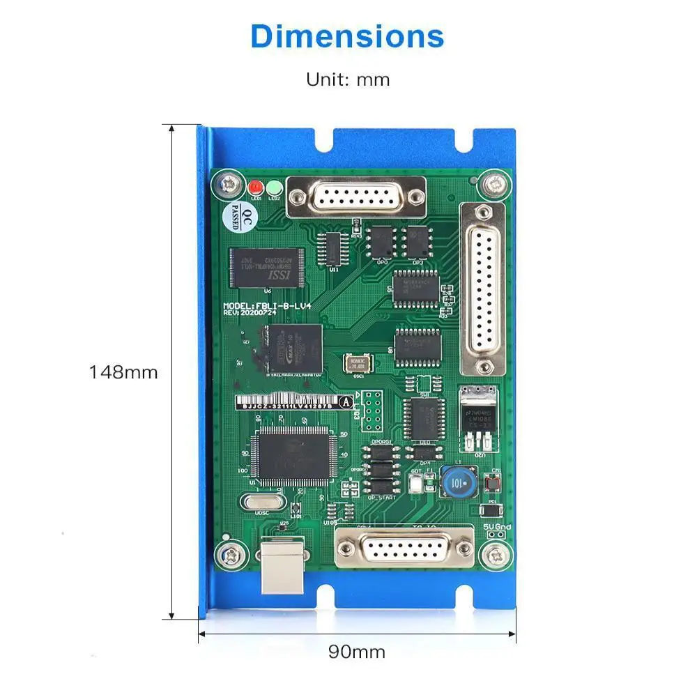 Laser Marking Controller JCZ FIBER/C02-V Fiber Marking Board Ezcad2 for 10.6um Laser Marking Machine