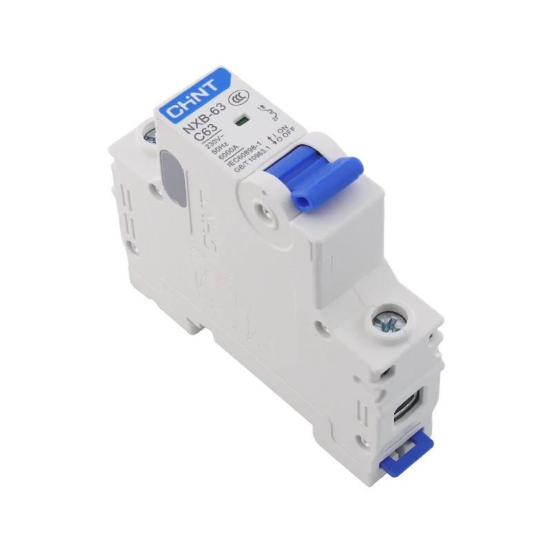 

Circuit breaker Air switch MCB 1P 1A 2A 3A 4A 6A 10A 16A 20A 25A 32A 40A 50A 60A C65N NXB DZ47 CHNT