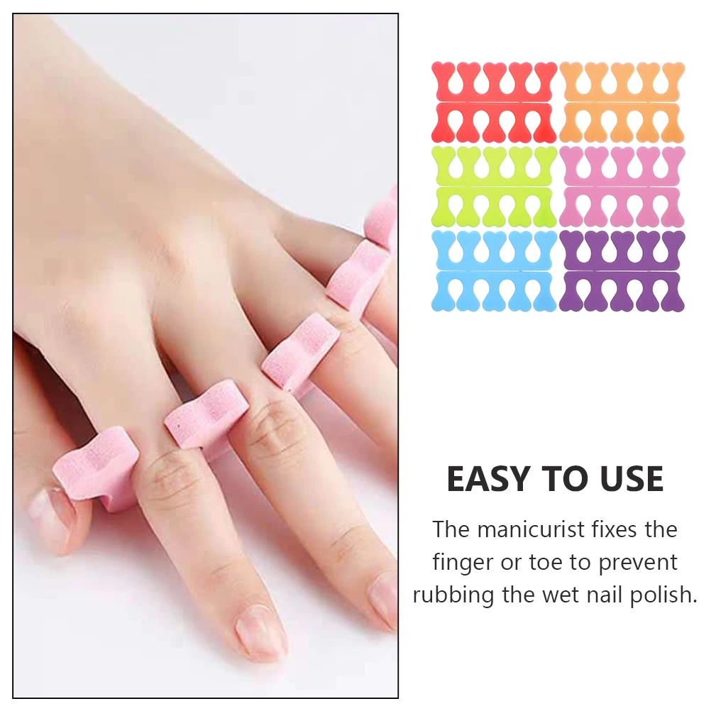 

36Pcs Nail Beauty Divider Durable Sponge Manicure Finger Toe Separator Nail Art Tool Salon Accessory Manicure Separator