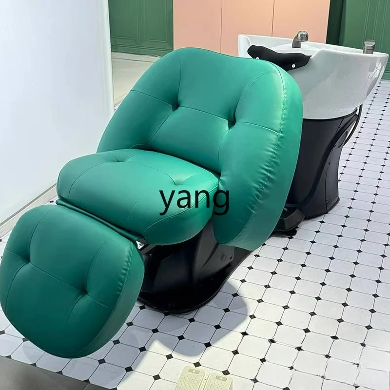 LTT electric ceramic basin shampoo bed hair salon special high-grade flushing bed shampoo bed