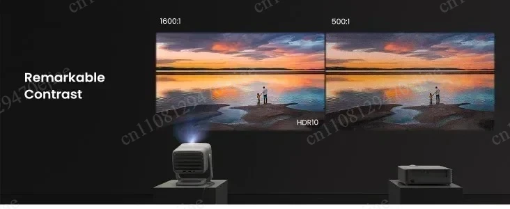 JMGO N1S Global Edition 4K Portable Projector MALC™ Tri-Color Laser, 150