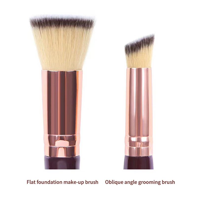 1Pcs Double-Ended Makeup Brush Foundation Concealer Beauty Tools