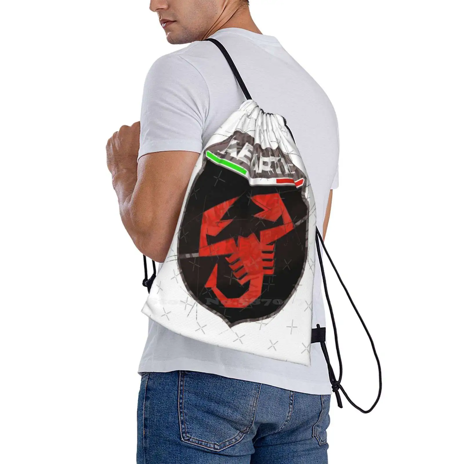 Abarthlogo School Bags For Teenage Girls Laptop Travel Bags Abarth