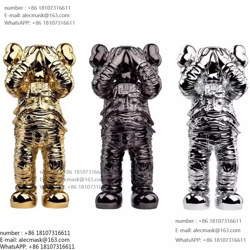 

Astronaut electroplating tide play sculpture ornament figure model fashion doll trend
