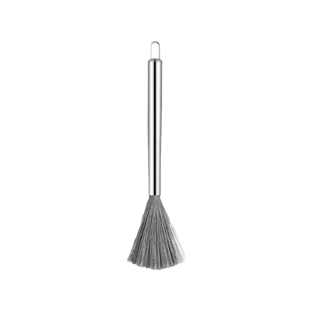 Brosse de Wok en fil d'acier inoxydable, artefact domestique, fil de retrait de bol de livres, brosse de pot, brosse de cuisine, K1G9, D343