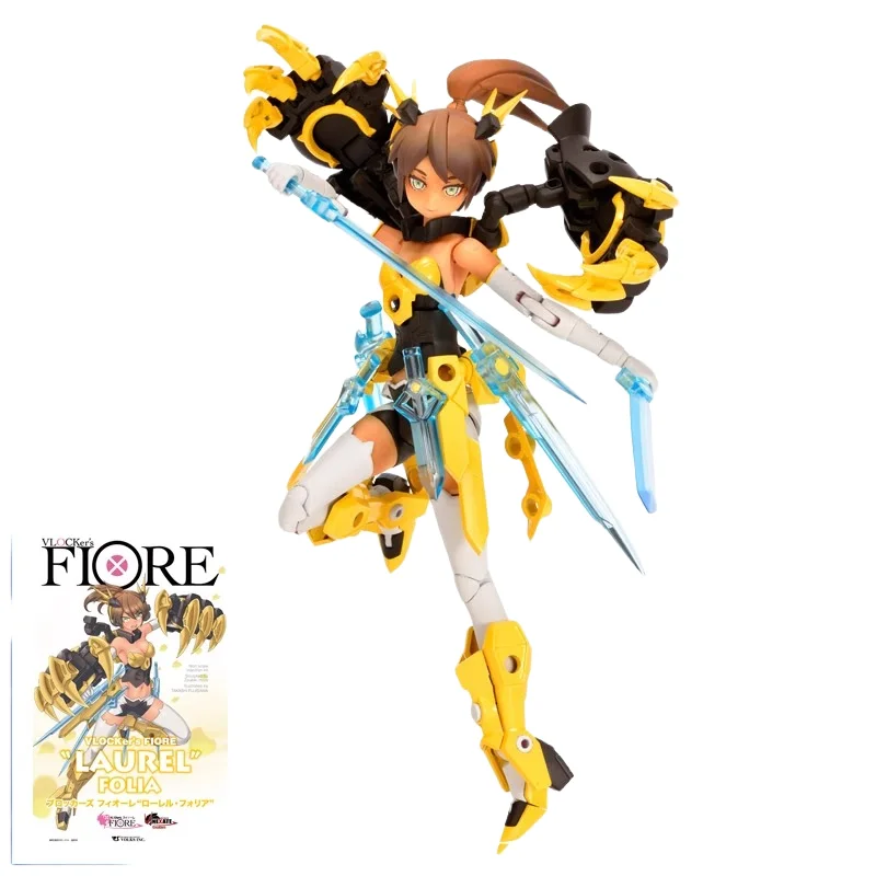 Original Anime Figure VOLKS VLOCKer's FIORE LAUREL FOLIA Mobile Suit Girl Action Figure Toys for Kids Gift Collectible Model