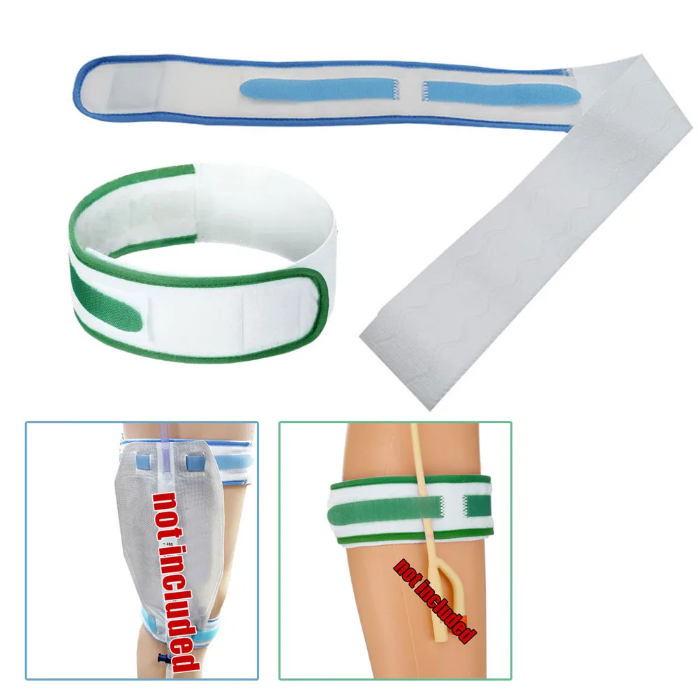 1PC Fixed Rope Strap for Urine Collection Bag Stable Catheter Fixator Liquid Urine Bag Leg Holder Fixation Band Elastic Durable
