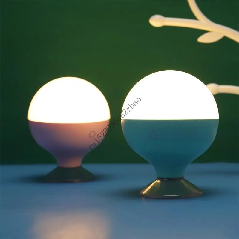 H7EA Multifunción Bulbo LED recargable con brillo ajustable taza succión