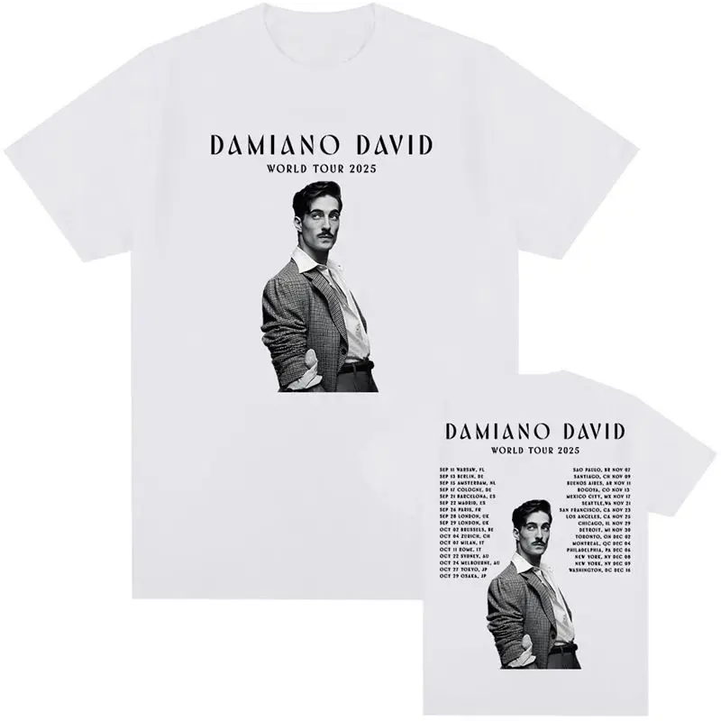 Hip-hop Classic Retro Casual T-shirt for Men and Women, New Style with Printed Design Ideal for Summer Dates with A Partner.