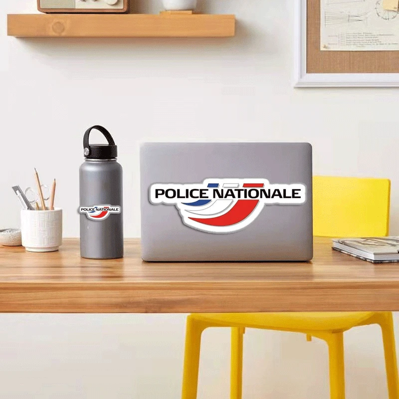 The Police National France Stickers Funny Militray Laptop Decals Pegatinas Waterproof Matt for Helmet Pitcher Suitcase Fridge