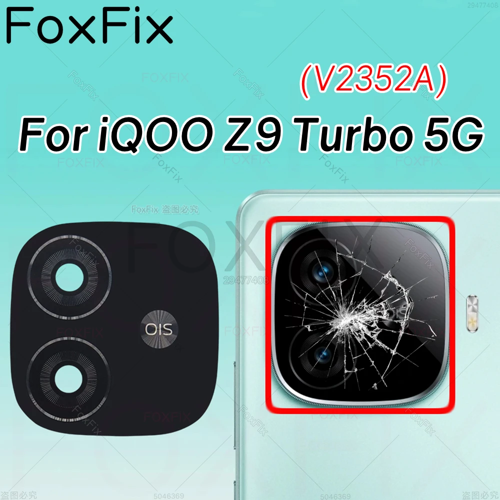 Rear Back Camera Glass Lens For vivo iQOO Z9 Turbo 5G V2352A