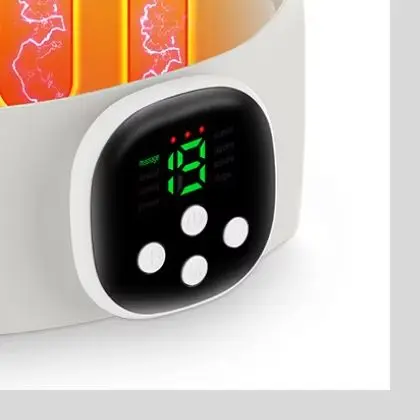 

Electric Heating Waist Massager Belt Abdominal Sculptor for Belly Exercise Lower Back Vibration Hot Compress Ab Massager