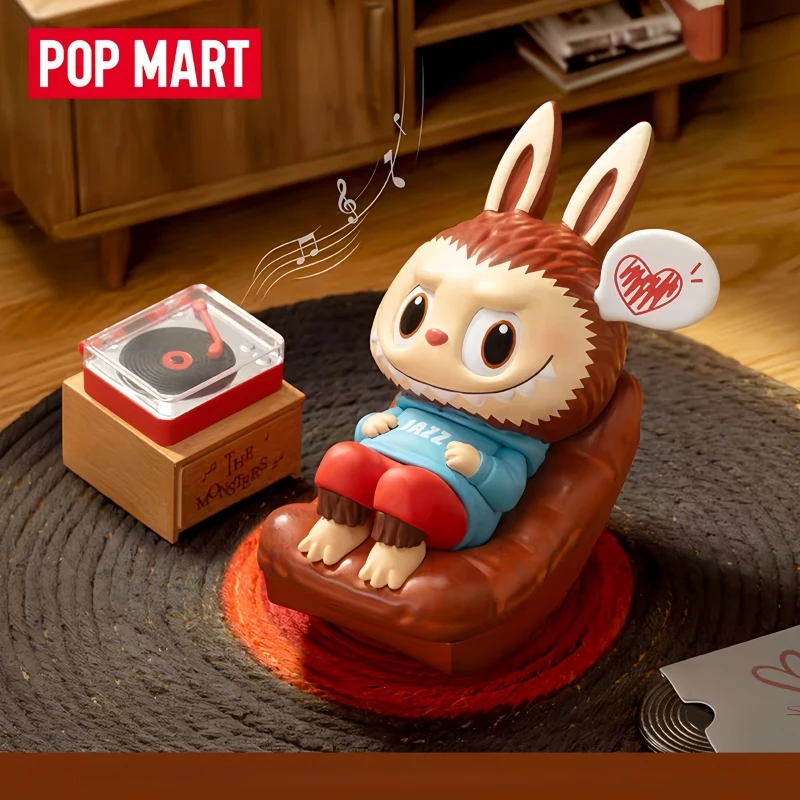 

Hot Selling Genuine In Stock Popmart Labubu Jazz Series High-Quality Handmade Trendy Blind Box Toy Decoration Collection Gifts