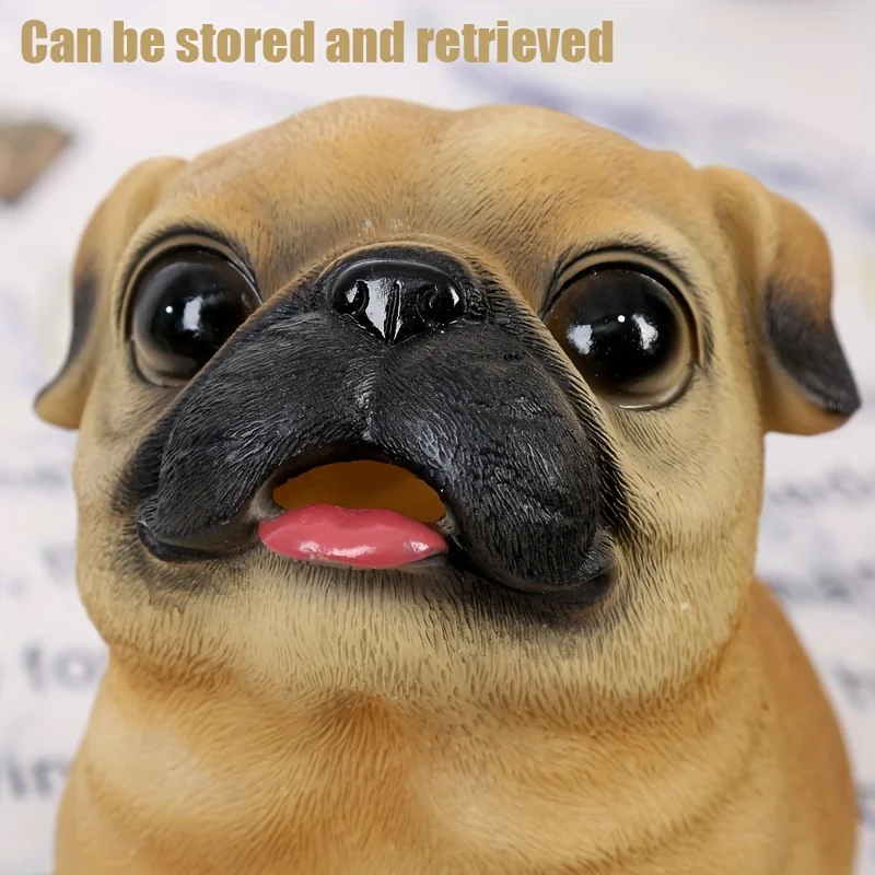 قطعة واحدة من حصالة الورق المصنوعة من الراتنج - حصالة على شكل حيوانات كبيرة للبالغين، هدايا الحفلات، ديكور المنزل. #5