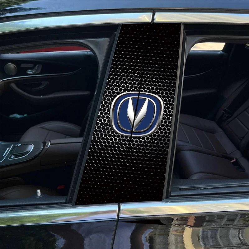 Car Middle Pillar Window Column Anti-Scratch Decorative Protection Sticker For Changan CS35 CS55 CS75 CS85 CS95 Plus UNIK UNIT U