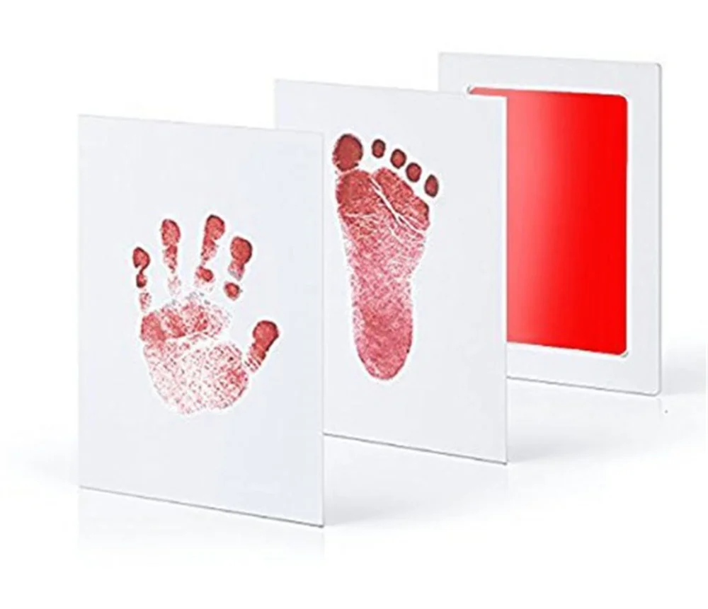 Pet Handprint Footprint Kit No Touch Cat Dog Paw Print Newborn Birth Souvenir Ink Pad New Born Gift