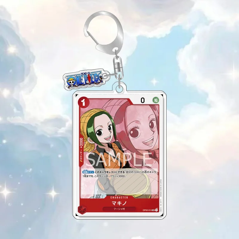 Keychain for One Piece Uta Hagwar D. Sauro Whitebay Broggy Acrylic Backpack Pendant Decoration Collection Fans Gift 5cm view 5