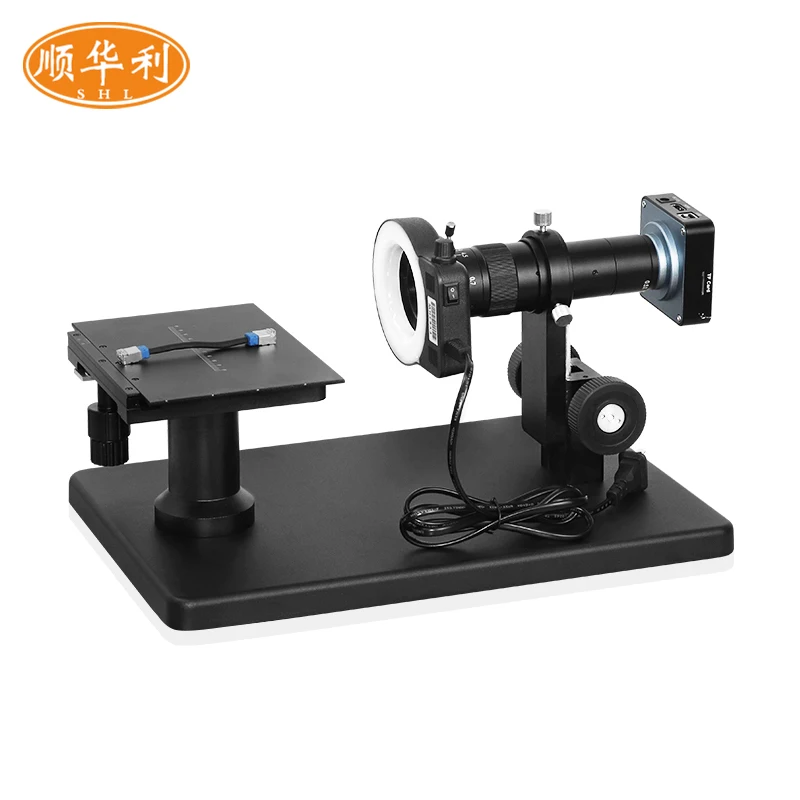 

Monocular video CCD test Flatness detector Horizontal microscope bracket XY mobile platform stage