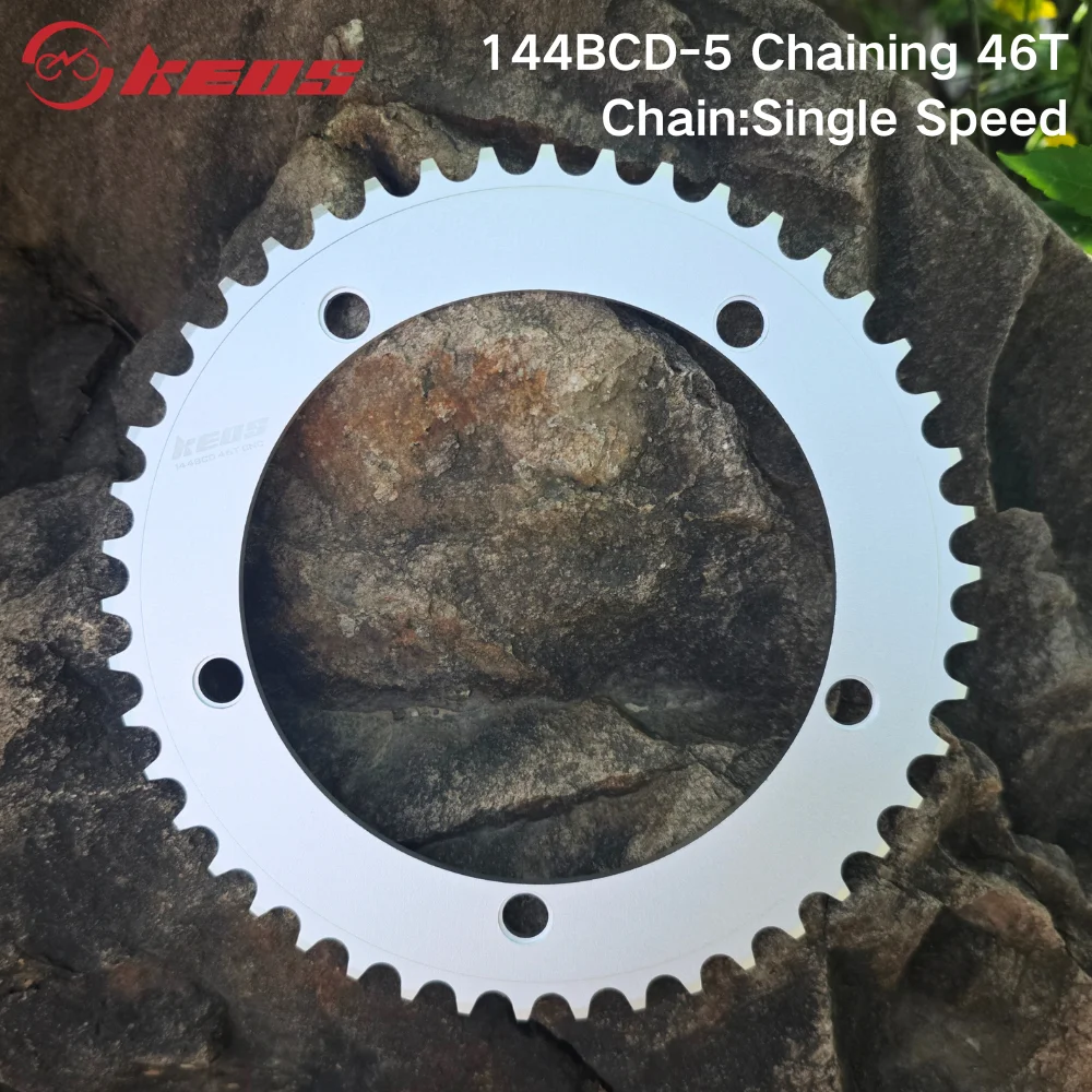 KEOS 144BCD Bike Fixed Gear Chainring Single Speed CNC Aluminum