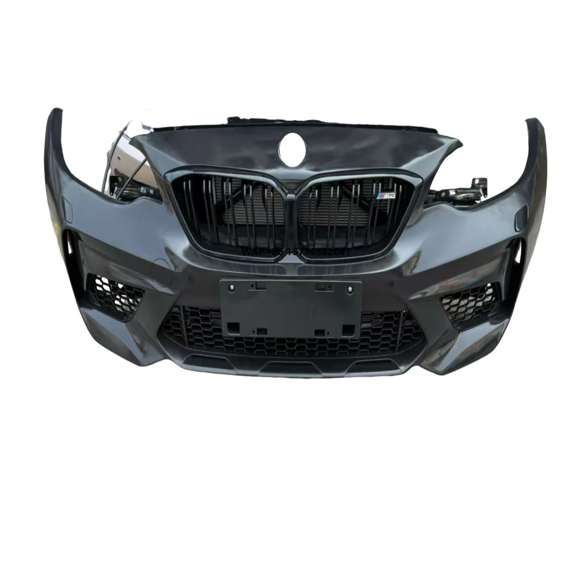 OEM for 2 Series F87 M2 Front Bumper Headlight Grille Crash Bar Radiator Support Frame Fan Shroud Assembly PP Plastic