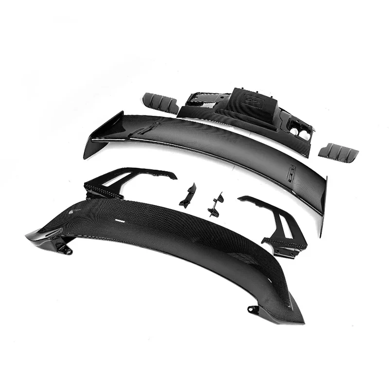 Hot Selling Style Dry Carbon Rear Wing Spoiler Fit 992 S Auto Exterior Modified Accessories