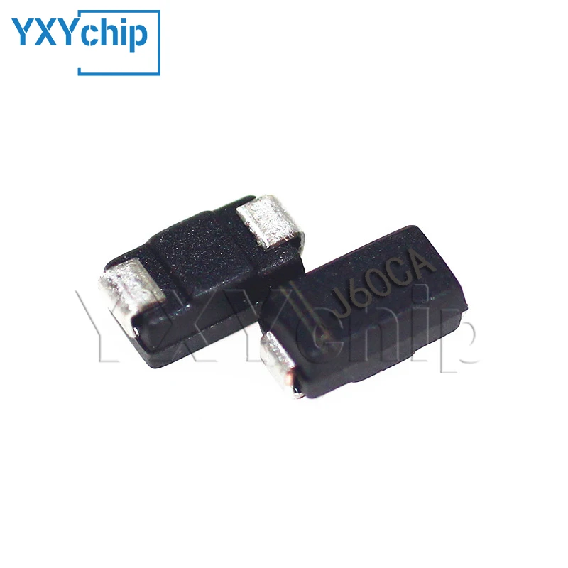 50pcs SMA_DO-214AC SMAJ60CA SMAJ70CA SMAJ85CA SMAJ90CA SMAJ100CA SMAJ120CA SMAJ150CA SMAJ170CA SMAJ188CA 400W Smd Tvs Diode