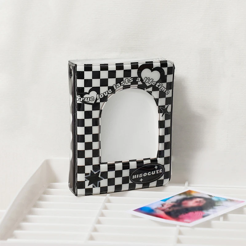 Álbum de fotos Retro negro de 3 pulgadas, 40 fotos, álbum de Idol de Star Chasing Girl, libro de almacenamiento de tarjetas pequeñas, carpeta DE FOTOS Kpop