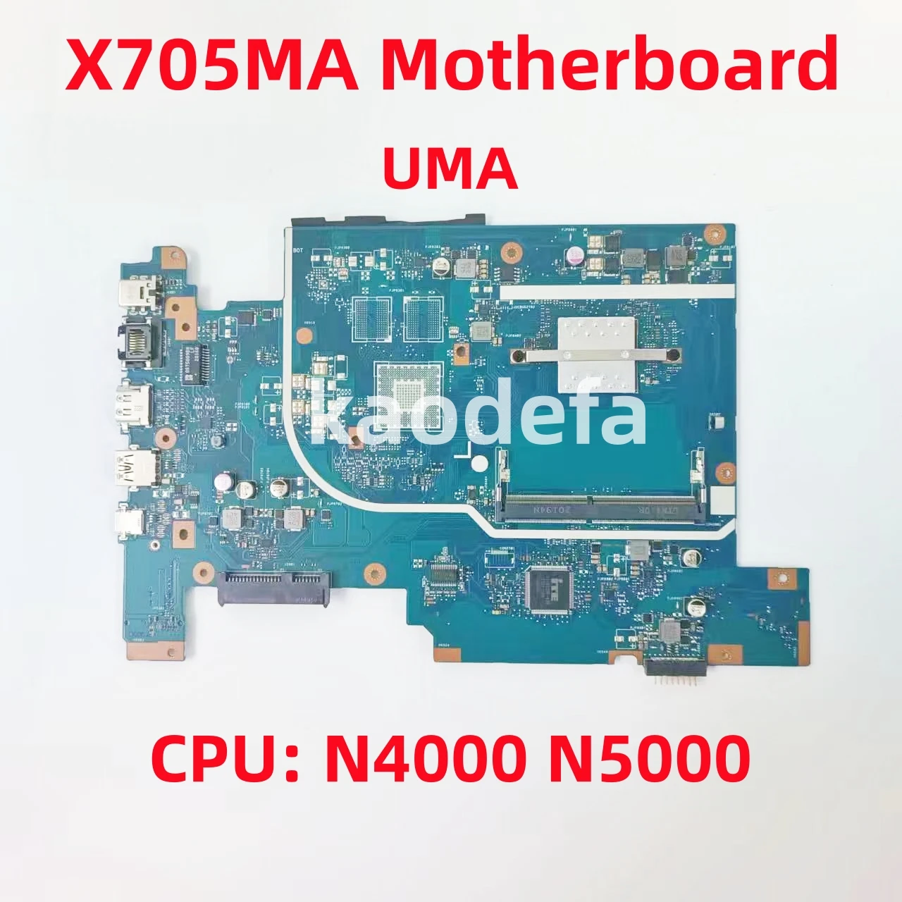 X705MA Mainboard For ASUS X705MA X705M Laptop Motherboard CPU:  N4000 N5000 UMA 100% Test OK