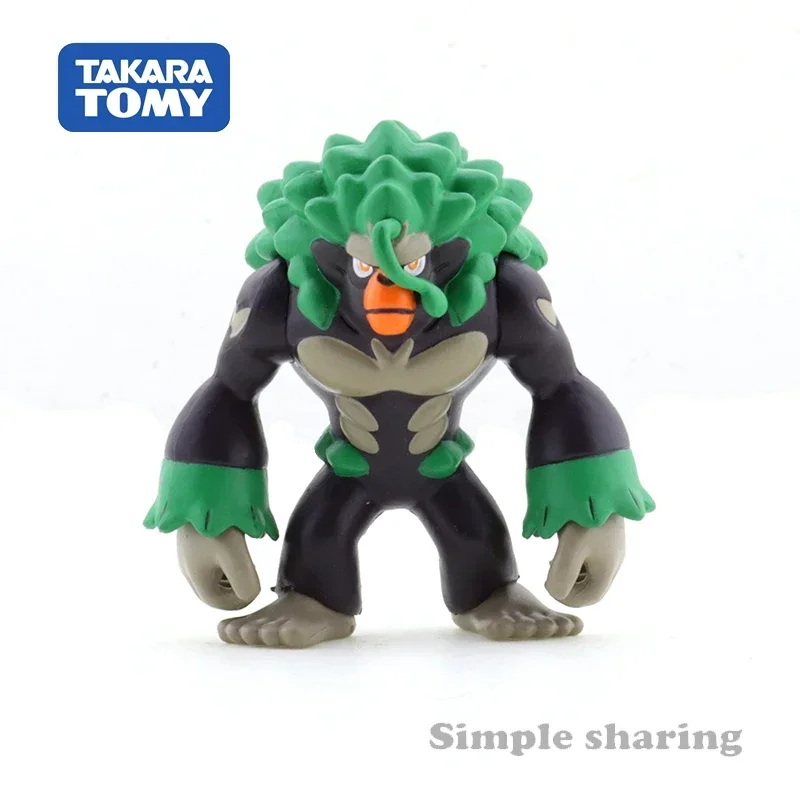 Takara Tomy Tomica Pokemon Pocket Monsters Moncolle MS-36 Rillaboom Mini Resin Anime Figure Kids Xmas Gift Toys for Boys