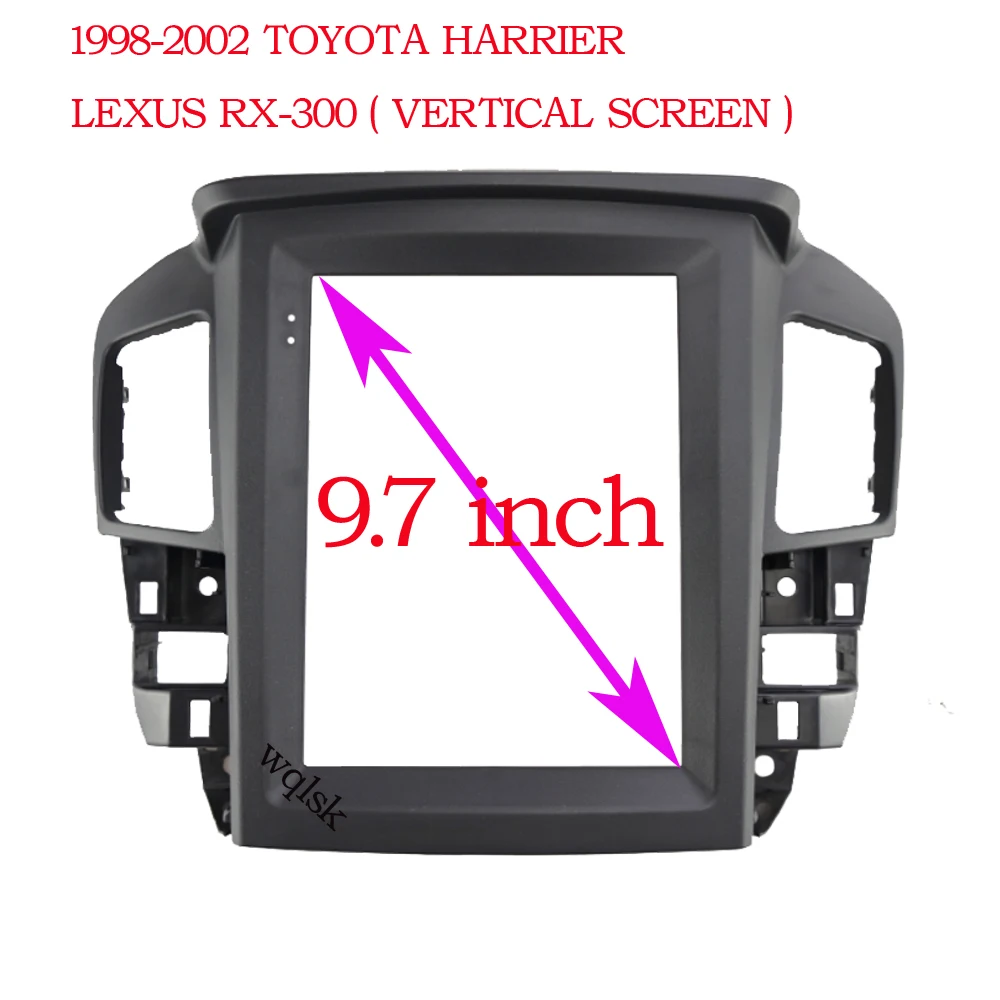 

9.7 inch Fasxia Car Audio Frame Car Radio Fascia,gps navigation fascia panel is suitable 1998-2002 TOYOTA HARRIER/ LEXUS RX-300