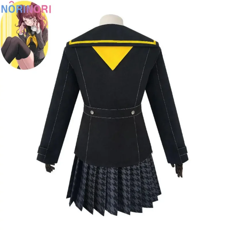 Anime Game Persona 4P4 Kujikawa Rise Cosplay Costume Wig Japanese JK School Uniform Skirt Woman Sexy Halloween Party Suit