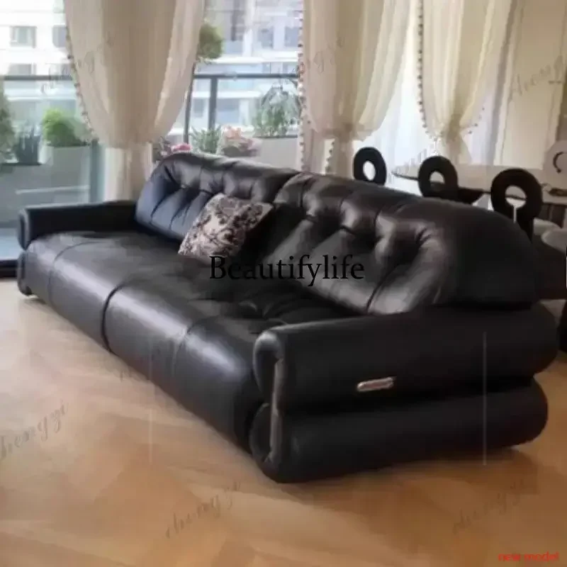 N138Minimalist Luxury Electric Sofas Foldable Classic Quality High Living Room Sofas Black Curved Sofa Wohnzimmer Furniture For