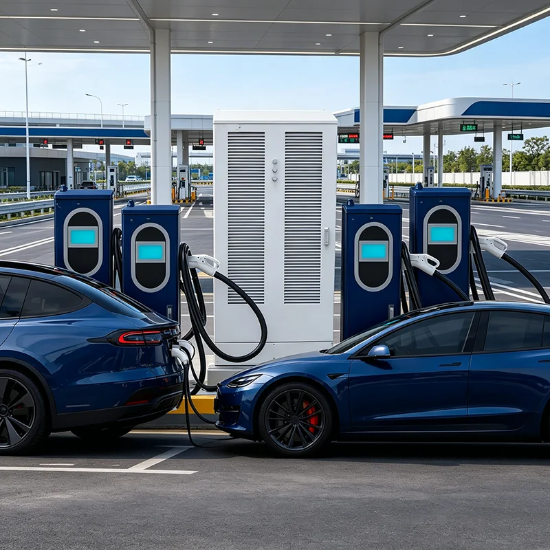 Dual Interface Charging Pile 18KW CCS + GBT Mixed Use Downtown Parking EV Charging System