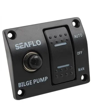 

SEAFLO SFSP-015-02 Переключатель трюмного насоса — автоматический панельный переключатель 12/24 В (морской)