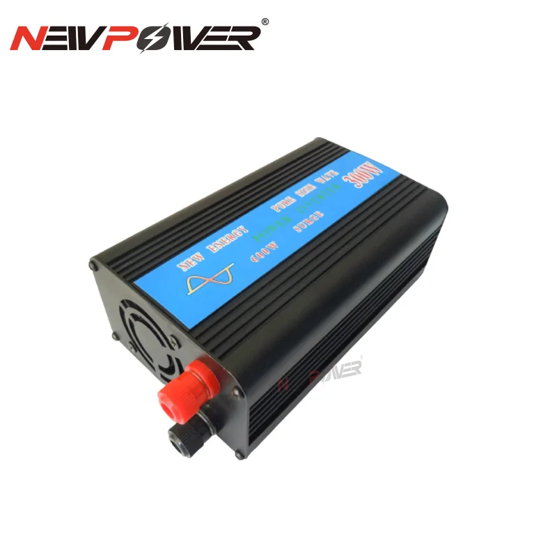 

Household High-quality 12V 24V 36V 48V 60V 72V 84V DC to AC 110V 220V 230V Black Pure Sine Wave Inverter 300W Converter Power