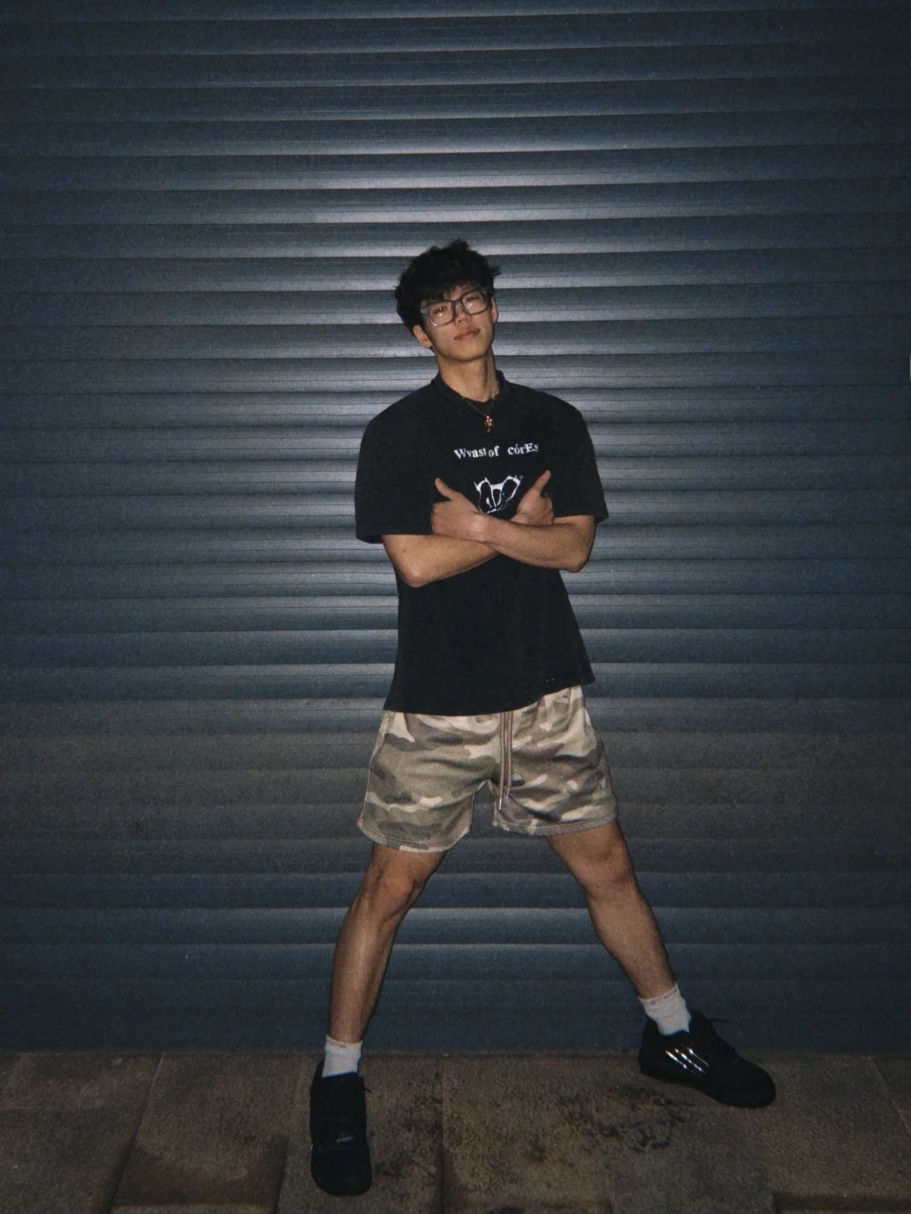 Baskeall de Camouflage rétro américain pour hommes, décontracté, ample, longueur aux genoux, respirant, pour les yeux, été