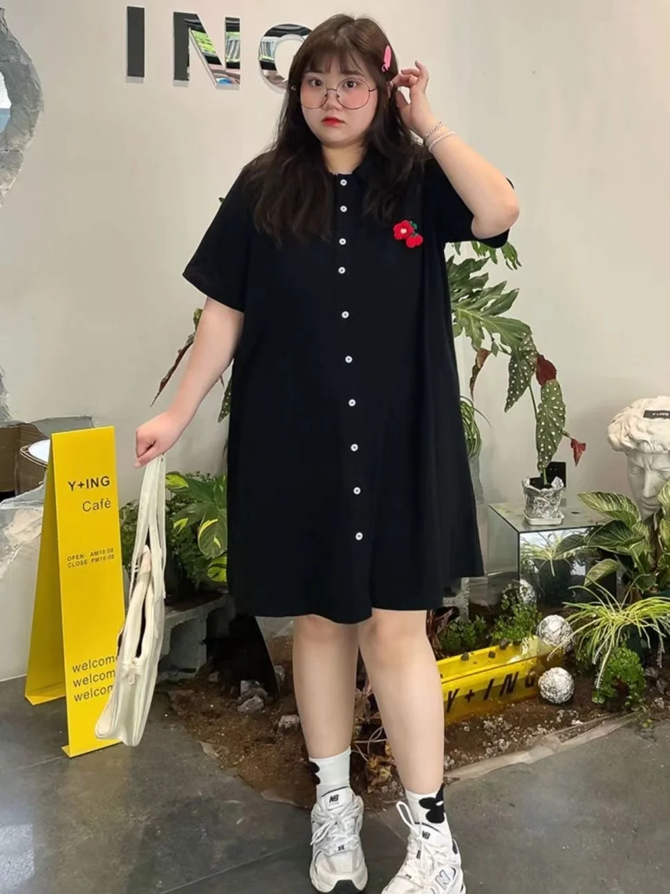 Big Large Add Plus Size 150kg Short-Sleeve Casual Cotton Dress Women Summer Loose Fat Lady Oversize Dresses For Female Clothing