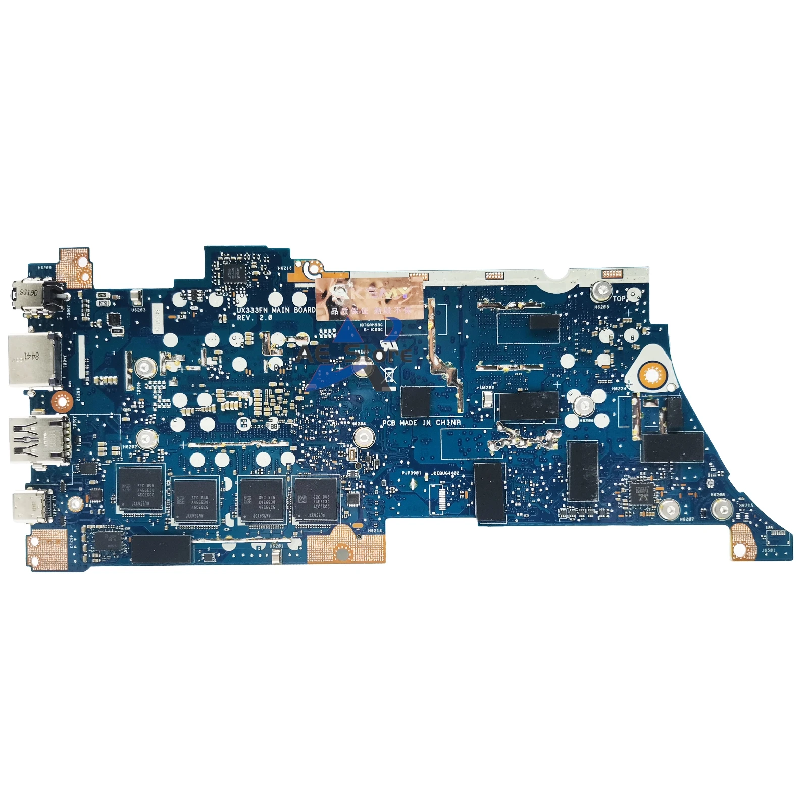 Материнская плата UX333FN для ASUS UX333FA BX333FA BX333FN RX333FA RX333FN, материнская плата для ноутбука I5 I7 8-го поколения MX150/MX250/UMA