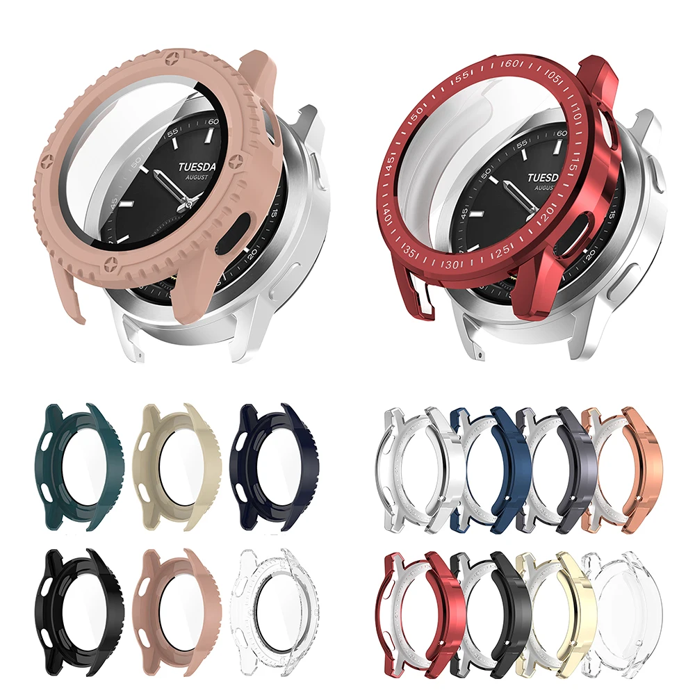 Coque de montre souple pour Xiaomi MI Watch S3, coque de protection d'écran, coque de montre intelligente, housse de protection en TPU anti-chute et anti-rayures