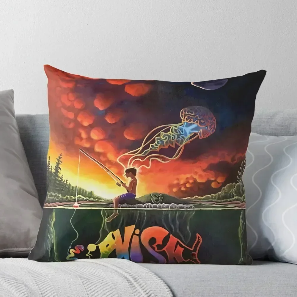

phish fishing - Throw Pillow Decorative Sofa Cushion Decorative Cushion Cover Couch Cushions Anime pillow