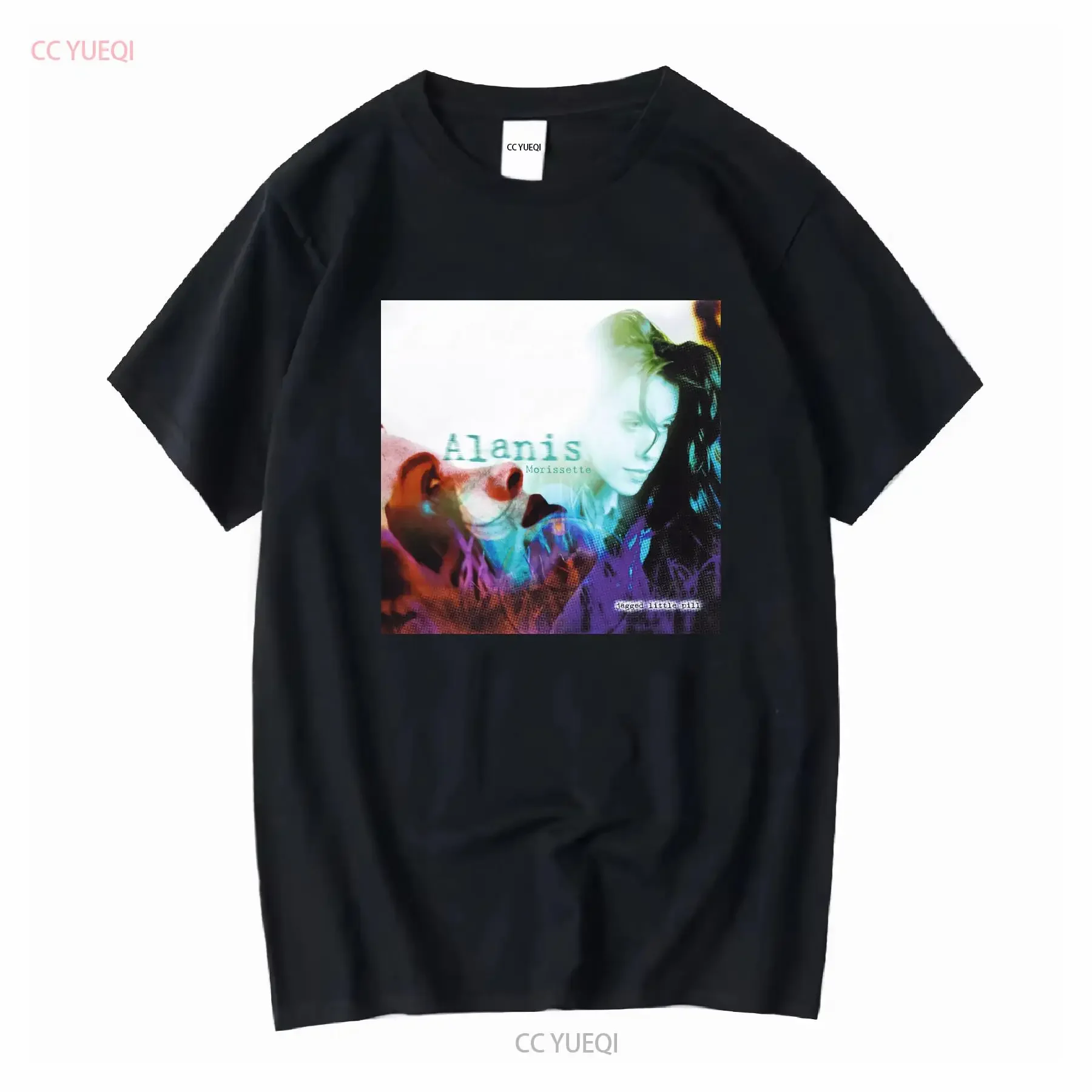 Alanis Morissette Jagged Little Pill Official T Shirt Mens long or short sleeves vintage Washed Casual homme