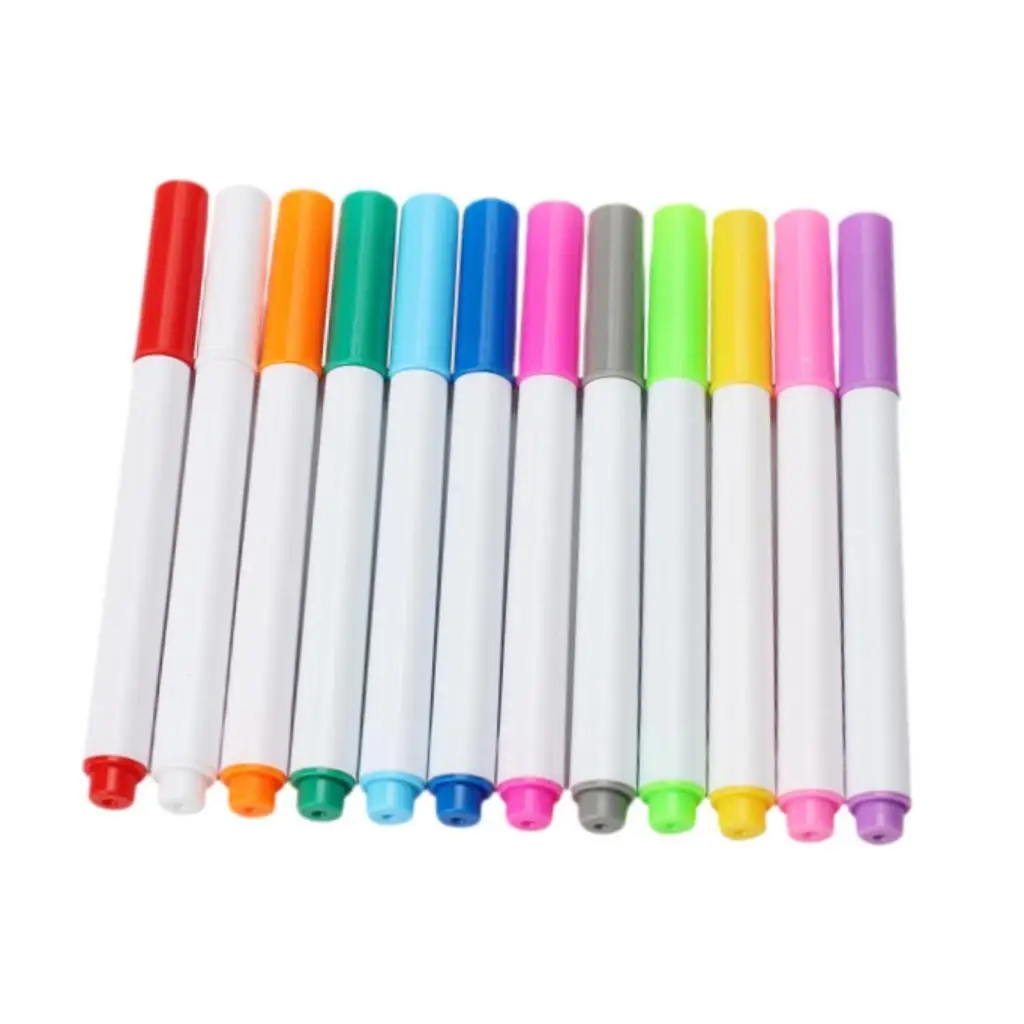 12 لونًا من أقلام الطباشير السائلة، علامات السبورة، سهلة المسح للكتابة على الجلد بنفسك #2